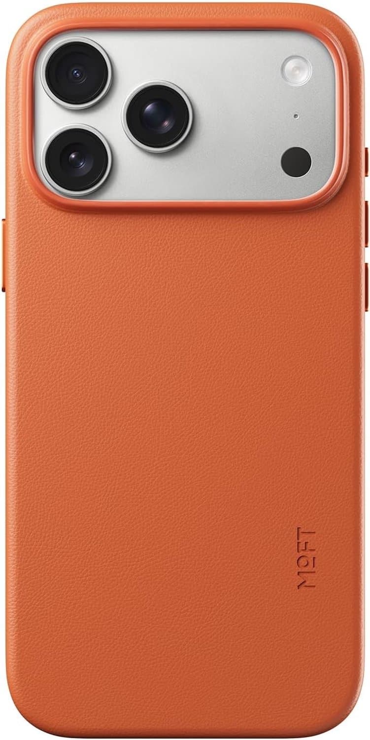 Ultradunne en Stijlvolle MagSafe Compatibele Beschermcase voor iPhone 18 Pro Max - Vegan Leer, Vlekbestendig en Camera Bescherming - Afbeelding 1