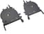 Links en Rechts Ventilator Vervanging voor Apple MacBook Pro 15 "A1707 Koelventilator 2016 2017 Jaar