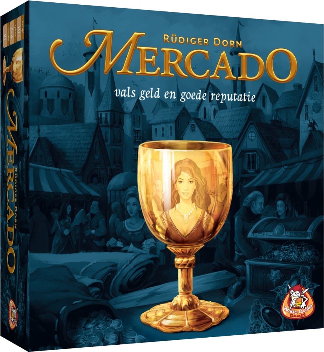 White Goblin Games Mercado - Strategisch bordspel voor 2-4 spelers - 10+ jaar - Afbeelding 1