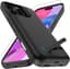 Accuhoes voor iPhone 16 Pro Max, echte 8500 mAh, slanke oplaadbare geavanceerde oplaadhoes, draagbare beschermhoes met accu voor iPhone 16 Pro Max - zwart