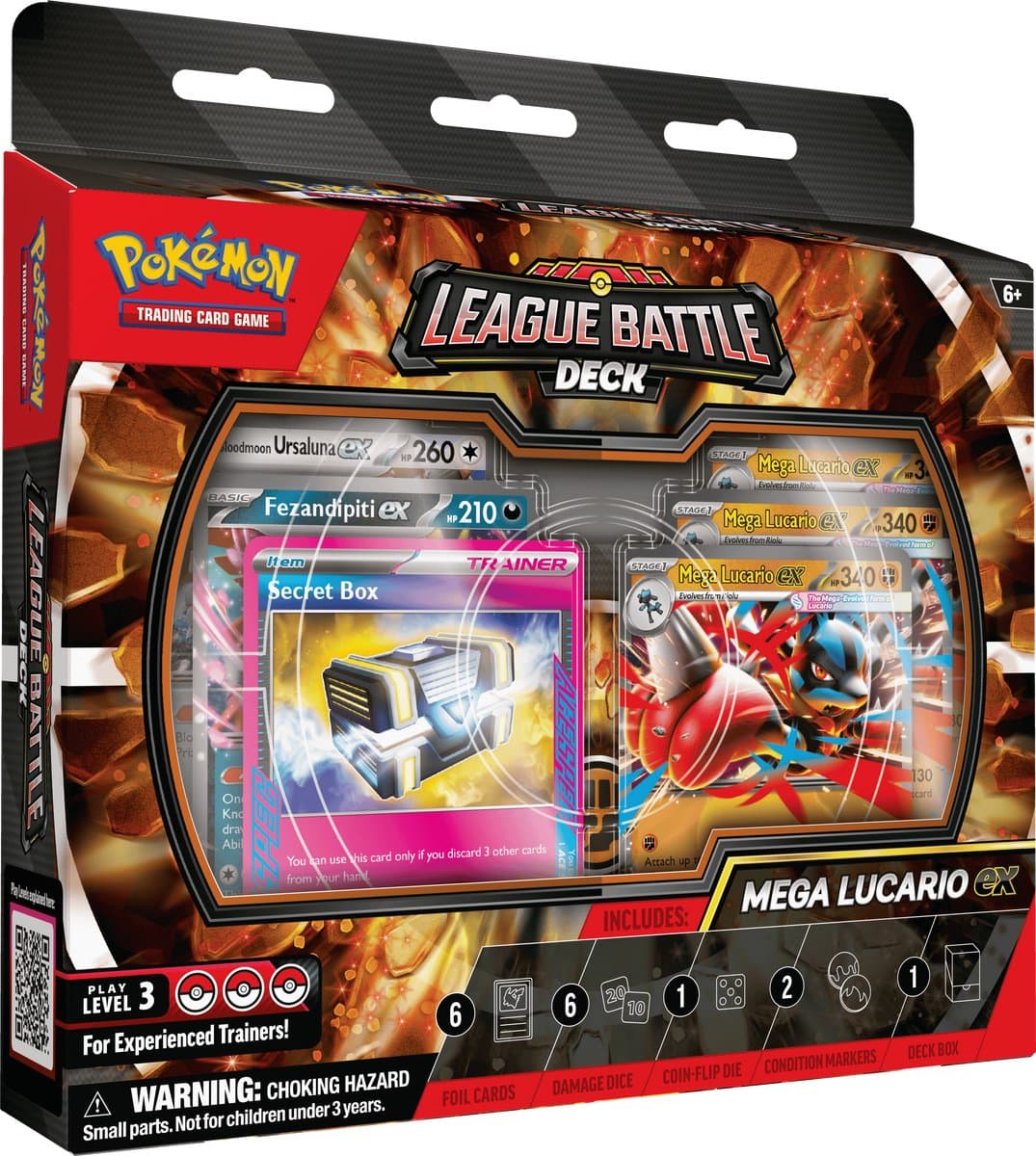 Pokemon Trading Card Game Mega Lucario Ex League Battle Deck Engels Veelkleurig Kinderen - Afbeelding 1