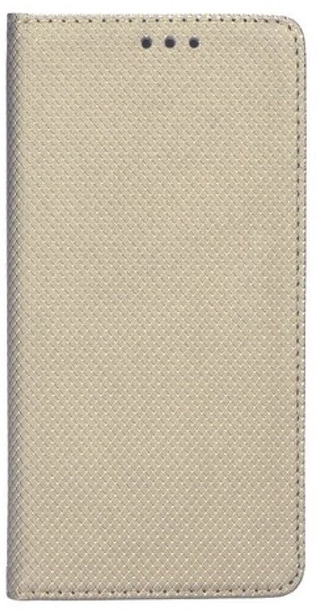 Merkloos - Etui met Klap - Samsung Galaxy S21 Plus - Goud - Afbeelding 1