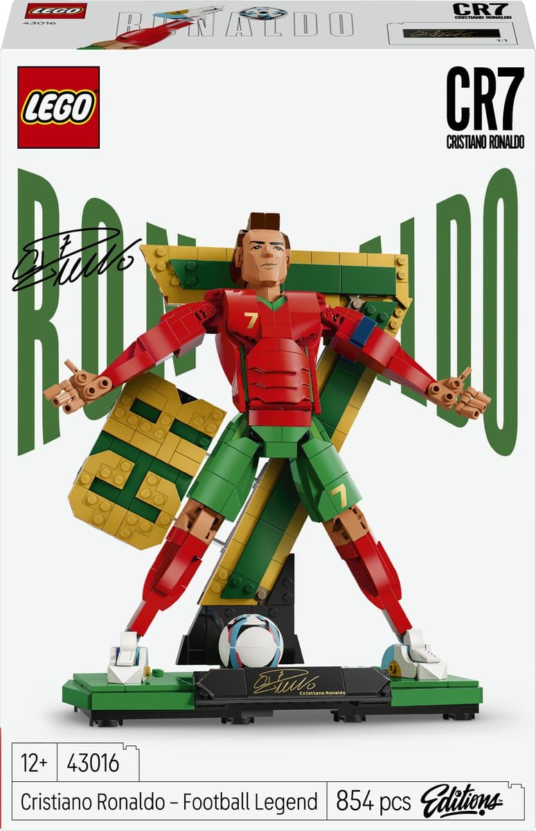 LEGO Editions Cristiano Ronaldo - Voetballegende CR 7 Bouwpakket voor Kinderen - 43016 - Afbeelding 1