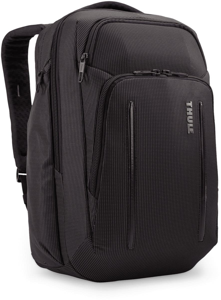 THULE laptop rugzak rugzak met laptopvak Crossover 2 Backpack 30L Black zwart - Afbeelding 1