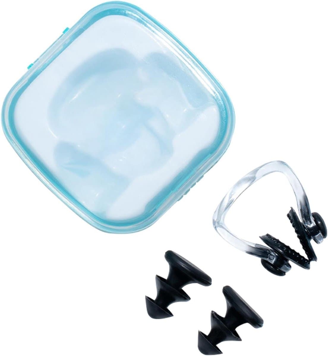 Zwemoordopjes - Oordopjes zwemmen - Water buiten houden - Ergonomisch drielaags ontwerp - 6.5 x 6.5 x 2.3 cm - Afbeelding 1