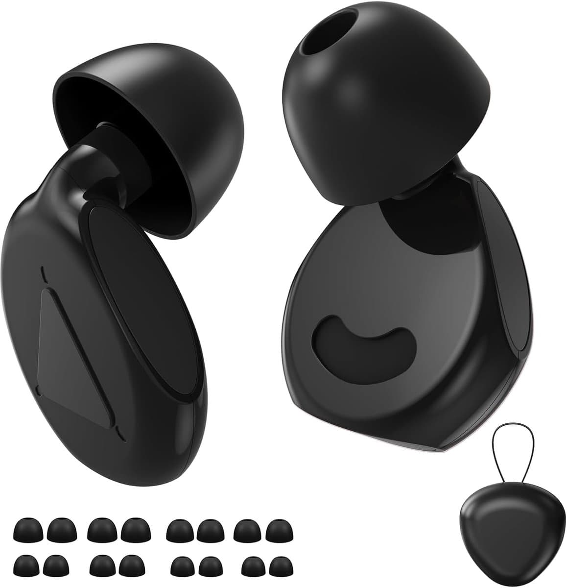 Comfortabele Slaapoordoppen - 8 Paar Herbruikbare Ruisonderdrukkende Siliconen Oordopjes (XS/S/M/L) - Afbeelding 1