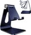 Mobiele telefoonstandaard, verstelbare aluminium houder voor op tafel thuis of op kantoor voor iPhone 17 16 15 14 13 12 Pro Max Plus Mini XR XS X SE, Samsung Galaxy S24 S23 Ultra, smartphone