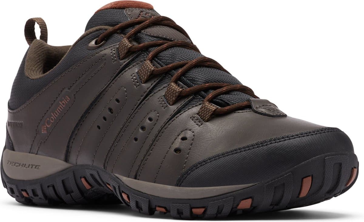 Columbia WOODBURNâ„¢ II WATERPROOF Men's Wandelschoenen - Cordovan, Cinnamon - Maat 41 - Afbeelding 1