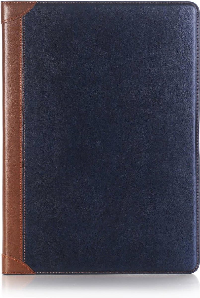Vintage Book Hoesje voor iPad Pro 12.9 inch - Luxe Synthetisch Leder met Auto Sleep/Wake Functie - Afbeelding 1