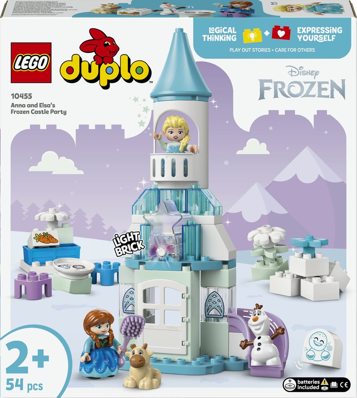 LEGO DUPLO ǀ Disney Anna en Elsa's Frozen Kasteelfeest, Bouwbaar Speelgoed voor Peuters 10455 - Afbeelding 1