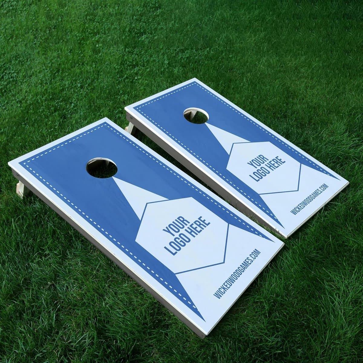 Gepersonaliseerde Cornhole Set met 2 Borden en 8 Zachte Zakken - Buiten/Outdoor Spel - Afbeelding 1