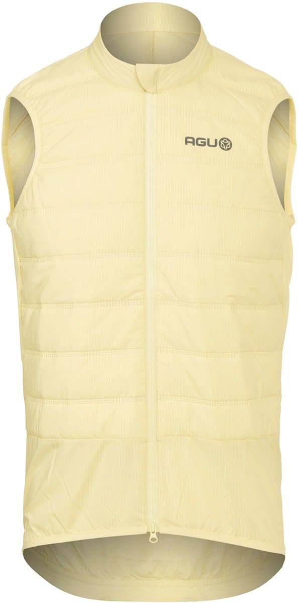 AGU Padded Body - Fietsbody - Heren - Grafeen - Waterafstotend - DWR Finish - Ultrasonic Welded Seams - Geel - L - Afbeelding 1