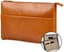 Leren Laptophoes 14 inch & MacBook Pro 14 Hoes – Laptop Sleeve & Documentenmap met AirTag Vak – Echt Leer – Dames & Heren – Cognac – Negotia Notion