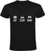 EATSLEEPGAME - Kinder T-shirt 116 - Zwart - Videogame - Spelcomputer - Hobby - Levensstijl - Grappig