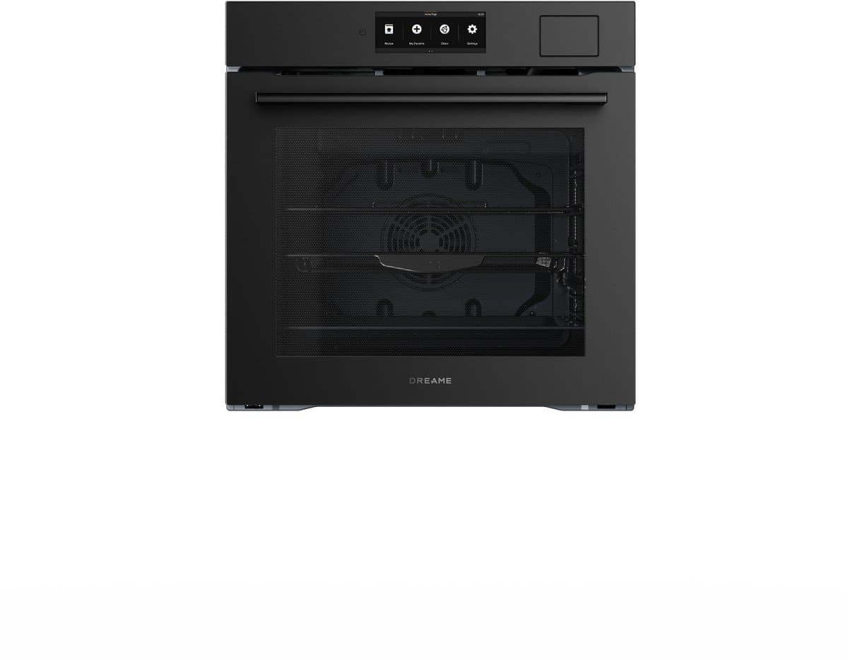 Dreame OZ60 Inbouwoven met Stoomboost - 81L - 11 Kookmodi - Airfryer - Pyrolyse - A++ - 6,86" Aanraakscherm - Voedselthermometer - Zwart - Afbeelding 1