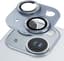 2 Stuks Camera Beschermglas voor iPhone 14 en 14 Plus met Metalen Ring