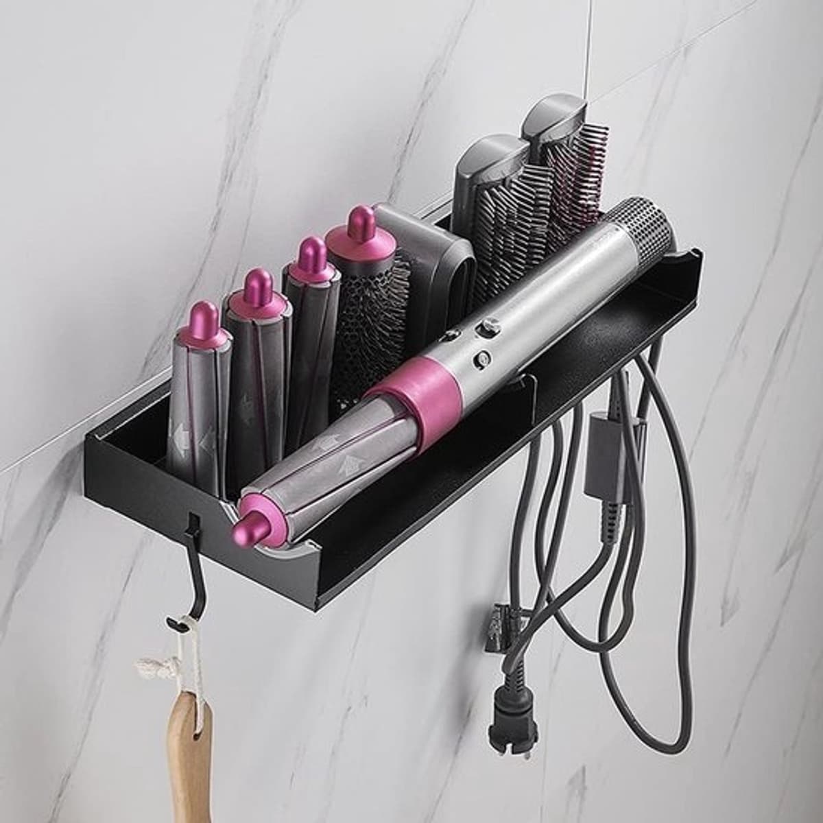 Wandhouder - Opbergrek voor Dyson Airwrap Styler en borstels - Afbeelding 1