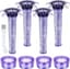 Vervangfilterset voor Dyson V8 - 4 HEPA-postfilters, 4 star-prefilters en schoonmaakborstel - Voor optimale luchtkwaliteit en stofverwijdering