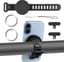 Telefoonhouder, 360° Verstelbaar, Kinderwagen Fiets Stuur | Compatibel met iPhone 17/16/15/14/13/12, universele houder met siliconen antislipriem voor sportschool, loopband en fietsen