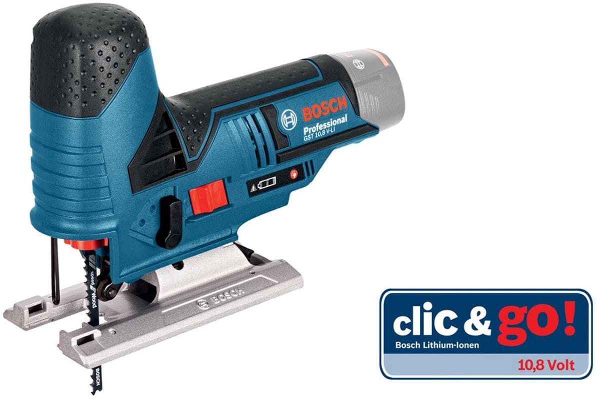 Bosch Professional GST 12V-70 Decoupeerzaag - Zonder 12V accu en lader - Met 2 zaagbladen - Afbeelding 1