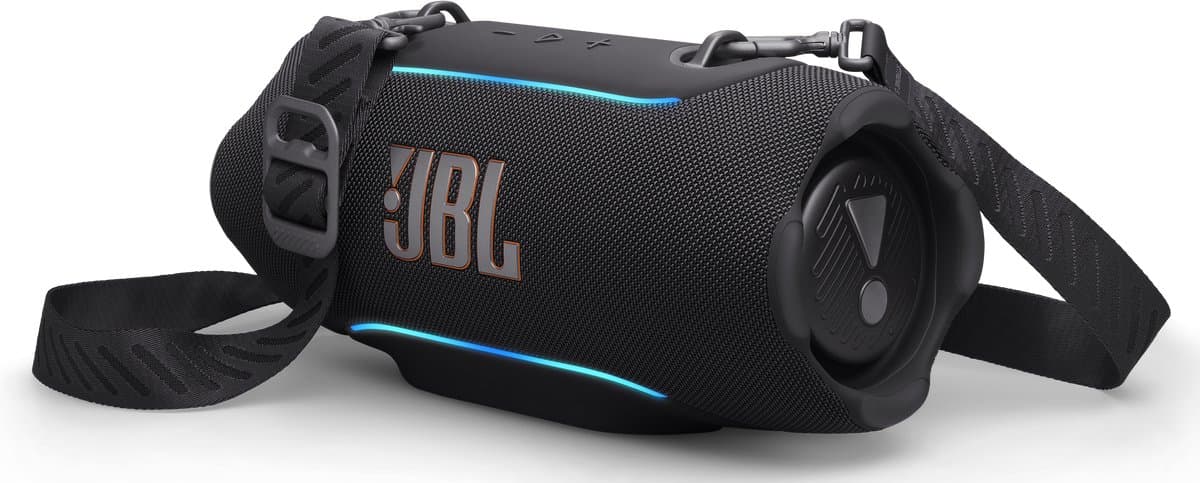 JBL Xtreme 5 - Draagbare Bluetooth Speaker - Incl Afneembare Schouderband - Met Sfeerverlichting - Draadloze Muziek Box - 28 uur - Waterdicht - IP68 - Zwart - Afbeelding 1