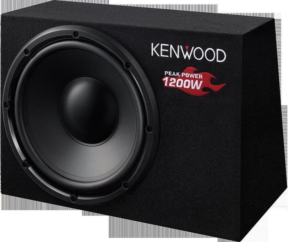 Kenwood KSC-W1200B - Subwoofer in kast met bass-poort - Afbeelding 1