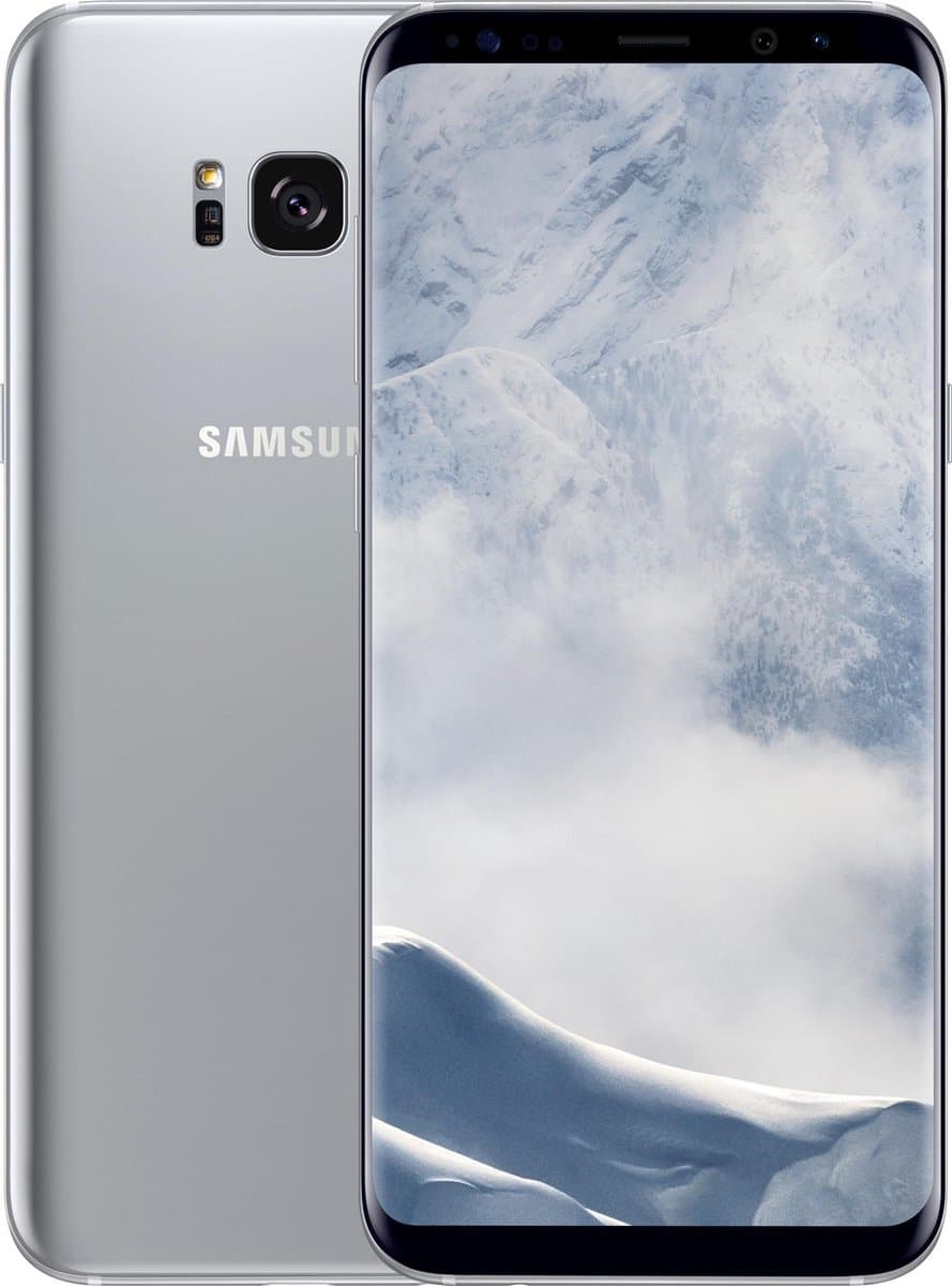 Samsung Galaxy S8 Zilver - Afbeelding 1