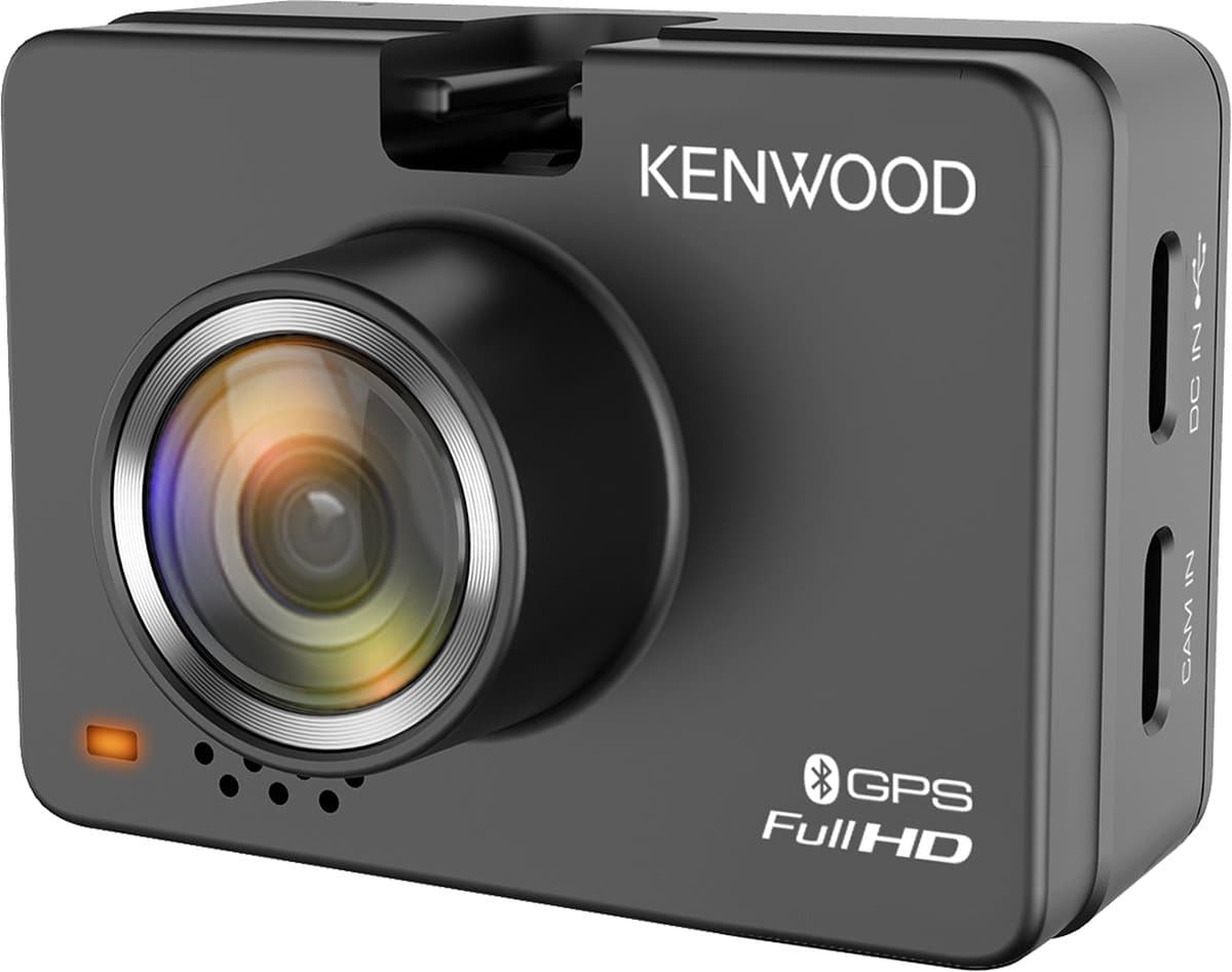 Kenwood DRV-A310W Dashcam - Full HD - Draadloze app link - Achter-camera aansluiting - Afbeelding 1
