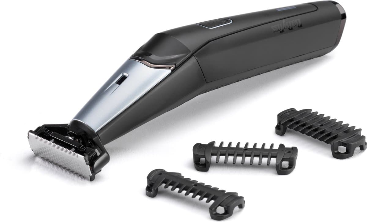 BaByliss Triple S Baardtrimmer T880E - Draadloos Lithium-ion - 3 opzetkammen - Korte baard - Afbeelding 1