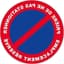 Niet Parkeren Bord - Reservering Paneel - Parkeerplaats Beveiligen - UV-behandelde Inkt - Ø180mm - Rood