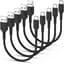 C kabel kort 30cm [5 stuks], 3A snellaadkabel USB A naar USB C oplaadkabel type C datakabel voor Samsung Galaxy S21 S20 S10 S9 S8+, Note 10/9/ 8+, Huawei P30/P20, Xperia XZ, Google, OnePlus