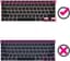 Toetsenbordbeschermer Engels QWERTY voor MacBook Air 13" A2179 (2020), A2337 (M1, 2020–2022) US/ANSI - Zwart