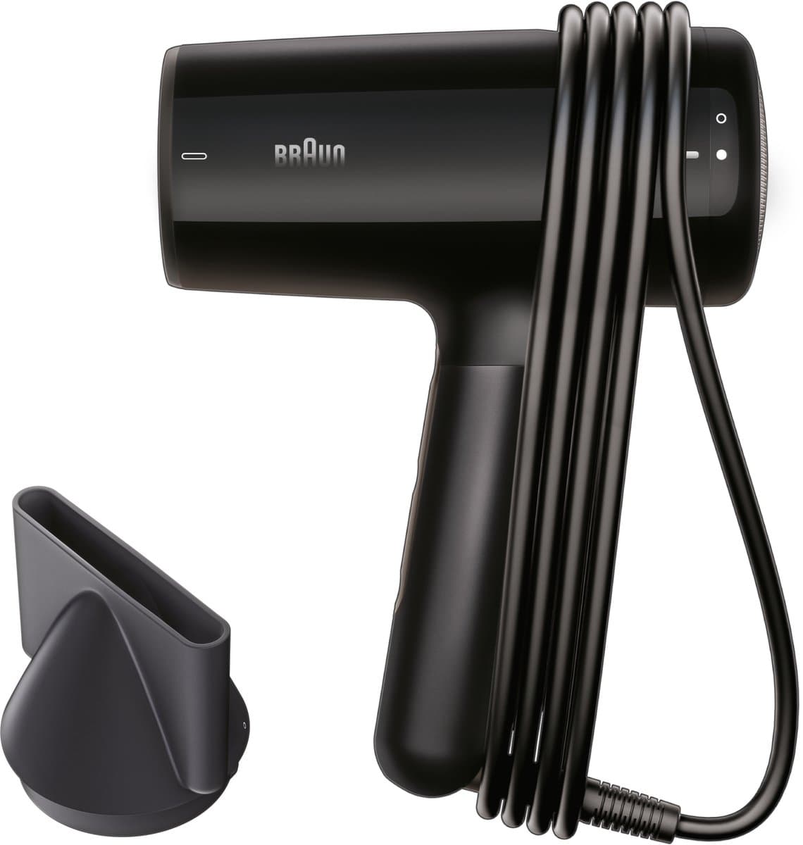 Braun HD4.1 Föhn BRHD410E - Supersnel Drogen - Super IONTEC tegen Pluis - 3 Temperaturen plus Cool Shot - Compleet met Blaasmond - Afbeelding 1