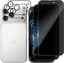 Inkijkbescherming voor iPhone 17 Pro Max, pantserglas, 2 stuks privacyfolie, 2 stuks camerabescherming, hardheid 9H, anti-spy veiligheidsglas, krasbestendige displaybeschermfolie