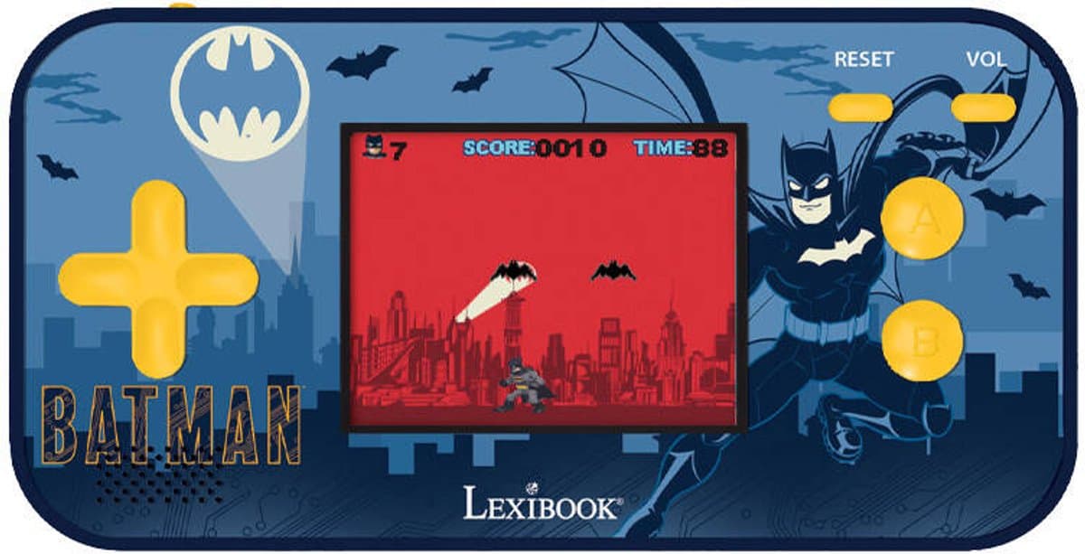 Batman Compact Cyber Arcade® Pocket Gaming Console met kleuren LCD 2.5'' en 150 spelletjes waarvan 10 uit het Batman universum - Afbeelding 1