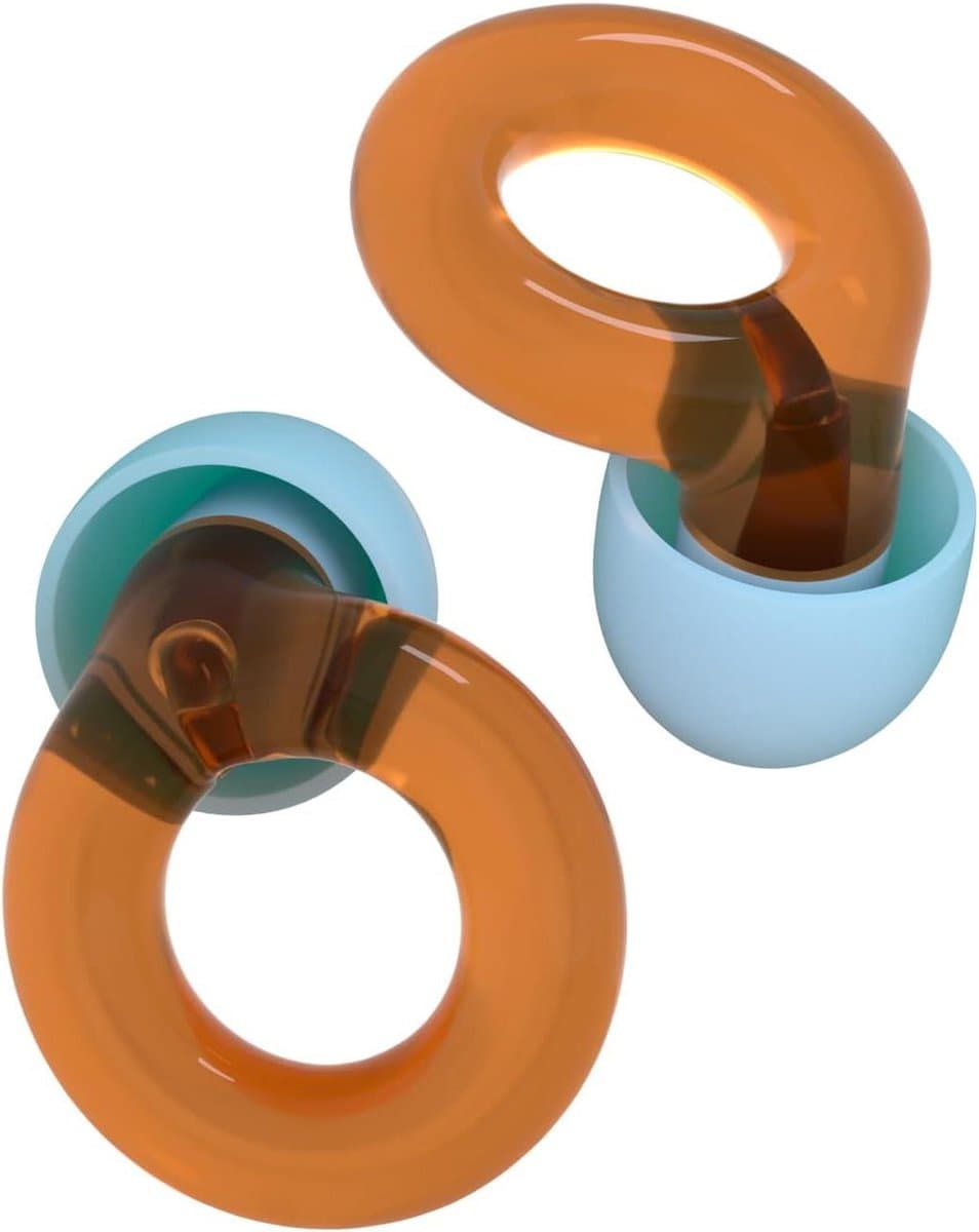 Herbruikbare Oordopjes Kinderen 6-12 jaar - Ruisonderdrukking Thuis School Spelen - Focus Stress Verminderen - 16 dB Geluidsdemping Earplugs - Afbeelding 1