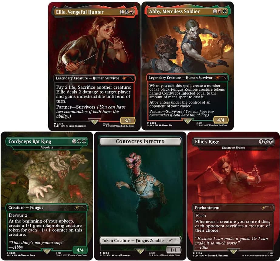 Magic the Gathering TCG Secret Lair x Playstation - The Last of Us Part II - Afbeelding 1