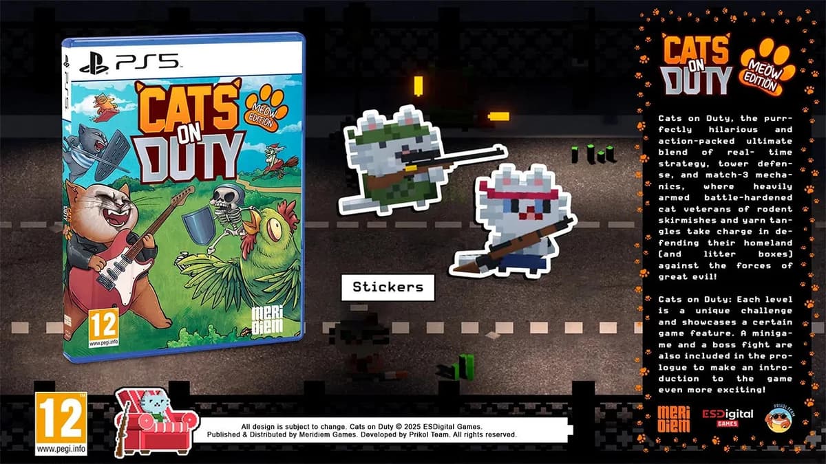 Cats on Duty Meow Edition - Afbeelding 1