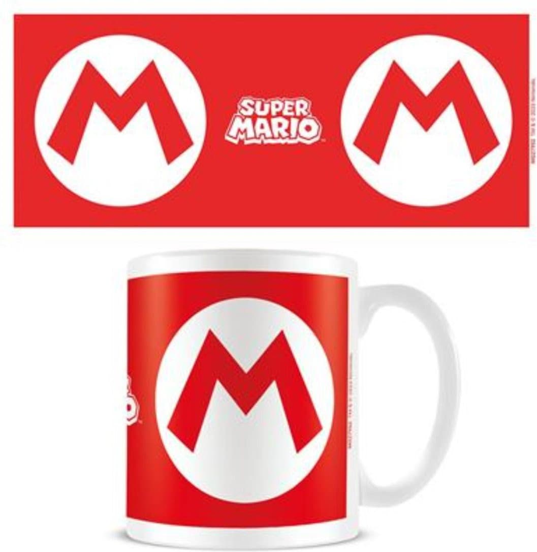 Super Mario - Mario Initial Mug - Afbeelding 1