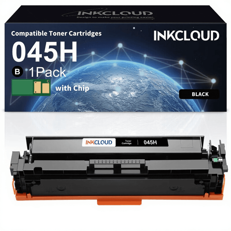 Inkcloud 045H High Yield Compatibele Tonercartridge voor Canon MF634 LBP612Cdw MF632CdwC 1 Zwart - Afbeelding 1