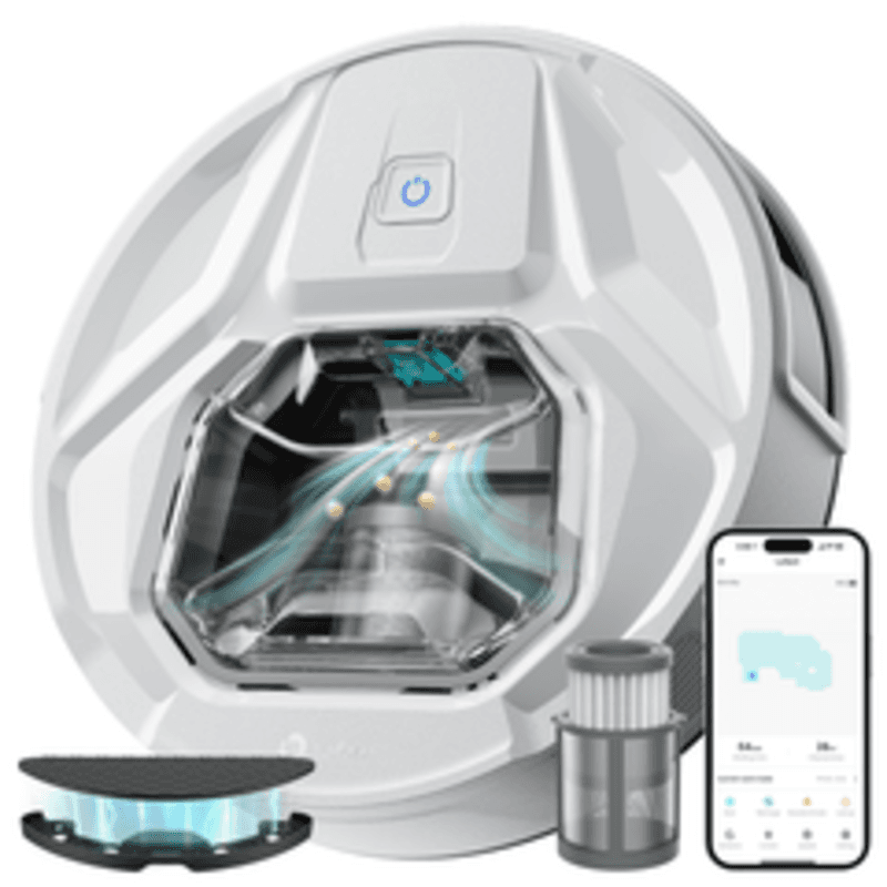 Lefant M320 Robotstofzuiger & Dweil | 6000Pa | 210min | Slimme Appbediening M320 Stofzuiger & Dweil - Afbeelding 1