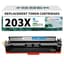 Inkcloud 203X/203 A Tonercartridges voor HP CF540X/CF540A M281fdw M254dw 1 Cyaan