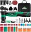 BATOCA S5 Mini accupolijstmachine, roterende/excentrische polijstmachine, autopolijstmachine set, met 2 12 V 2,0 Ah accu's, uitgerust met 25 mm/50 mm/75 mm polijstschijven, geschikt voor autodetailing en koplamppolijsten