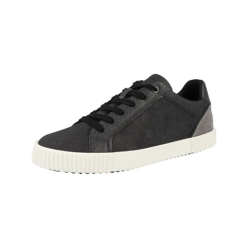 Geox Dames D Blomiee C Collectie - Shi.Synt.Lea+Sue Zwart/Dk Grijs 39 - Afbeelding 1