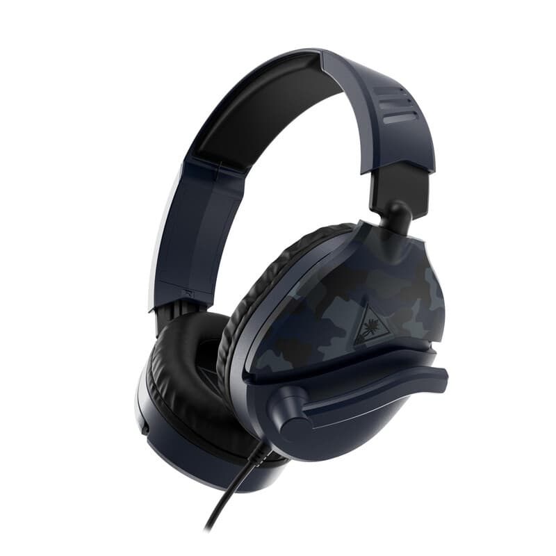 Turtle Beach Recon 70 Gaming Headset Bedraad (3,5 mm Jack) - Flip-to-Mute Microfoon - PC, PS5, Xbox Series X|S, Switch 2 & Meer - Blauw Camo - Afbeelding 1