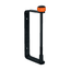 Fiskars Wandbevestiging voor slanghaspel S, eenvoudige wandmontage, hoogwaardige afwerking, zwart/oranje, 1020448, Muurbevestiging S