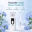 Treesmile winterverzorgingsset voor verkoudheid en griep - JM-817 stille mesh-vernevelaar (8 ml, dubbele nevel, ≤50 dB, zelfreinigend) & T11 digitale medische thermometer (pen-type, kwikvrij, 0,1 °C). thuiskit voor de gezondheid van het gezin