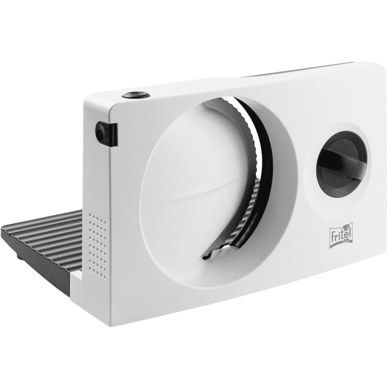 Fritel Broodsnijder SL 3070 - Broodsnijmachine - 0-15 mm - Ø 17 cm - 100 W - Gekarteld mes - Opvouwbaar - Wit - Afbeelding 1