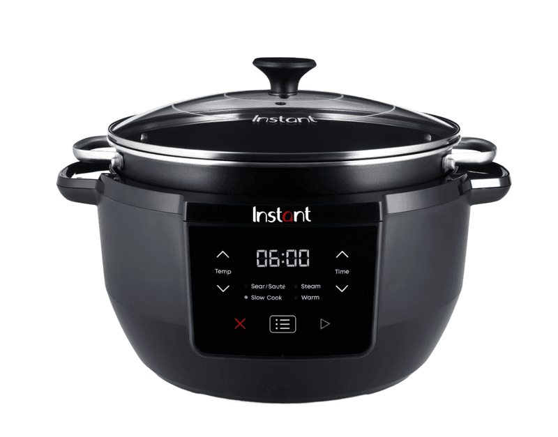Instant Pot Superior 7,1L 4-in-1 slowcooker, sauteren en stomen, 10 porties – zwart - Afbeelding 1