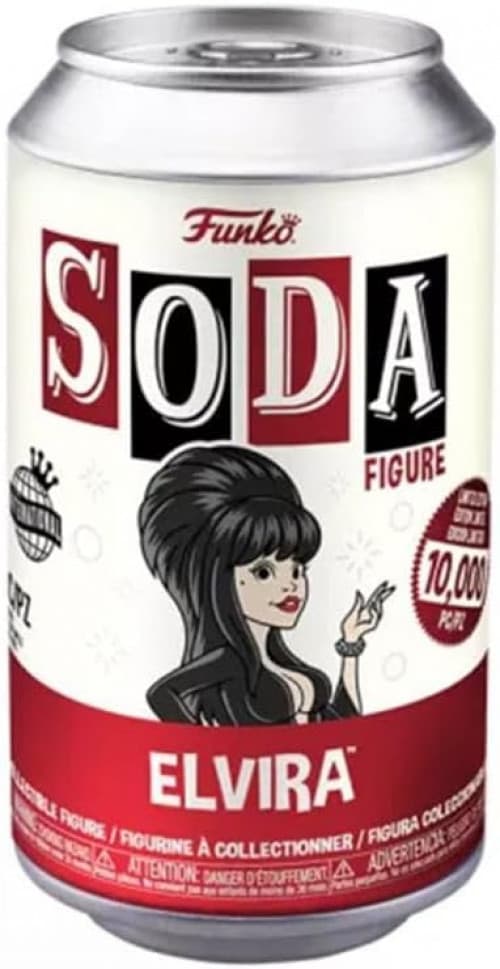 Elvira Mistress of the Dark Funko Vinyl Soda: Elvira - Afbeelding 1